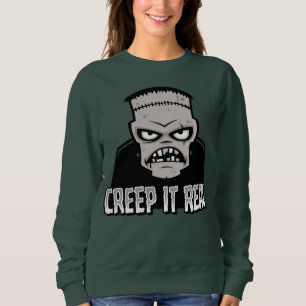 Sudadera Diseño Clásico de Terror de Frankenstein Creep It