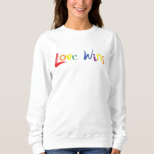 Sudadera Diseño colorido, alegre y creativo de Love Wins