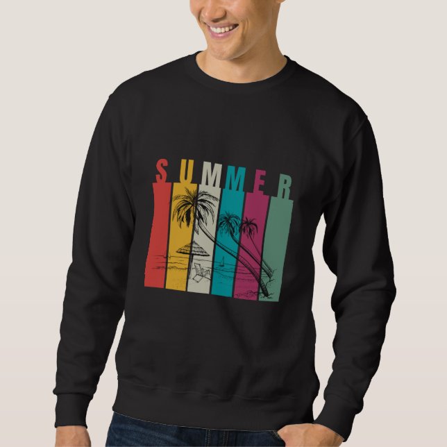 Sudadera Diseño Colorido Moderno de Verano (Anverso)