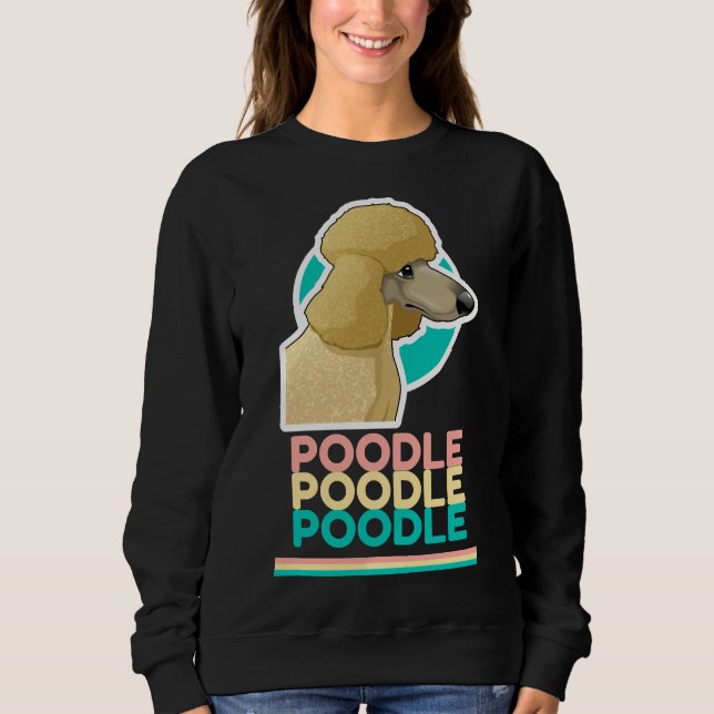 Sudadera Diseño Cute Poodle (Anverso)