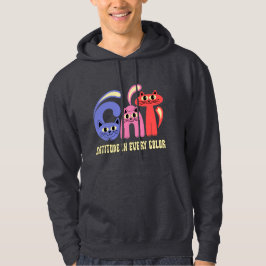 Sudadera Diseño de actitud felina en todos los colores