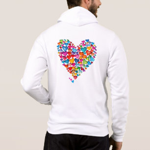 Sudadera Diseño de Acuarela en Forma de Corazón de San Vale
