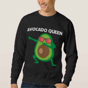 Sudadera Diseño De Aguacate Cuto Para Mujeres Frutos Saluda