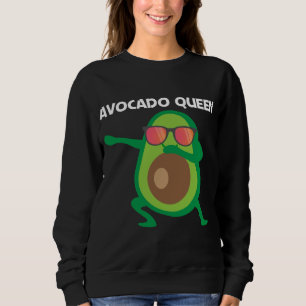 Sudadera Diseño De Aguacate Cuto Para Mujeres Frutos Saluda