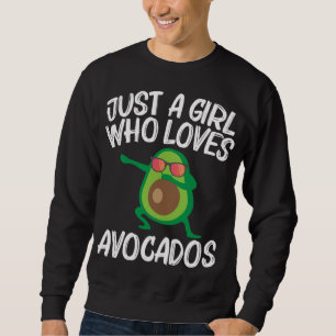 Sudadera Diseño De Aguacate Para Chicas Niños Frutos Saluda