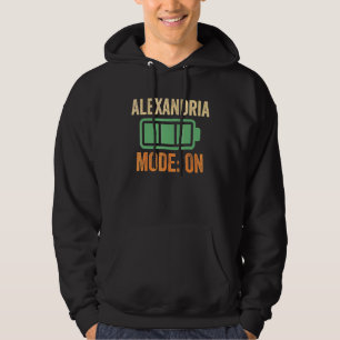 Sudadera Diseño de Alexandria en batería