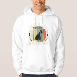 Sudadera Diseño de amante de perro niña pastor alemán (2)_1