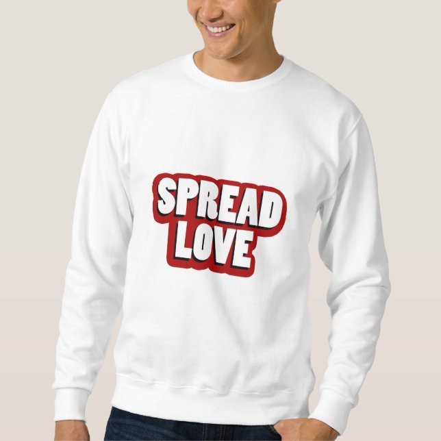 Sudadera Diseño de amor extendido (Anverso)