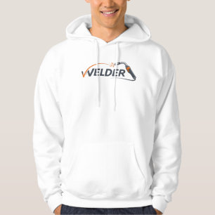 Sudadera Diseño de antorcha de logotipo minimalista de sold