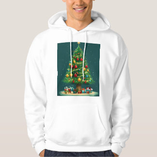 Sudadera Diseño de árbol de Navidad para hodie