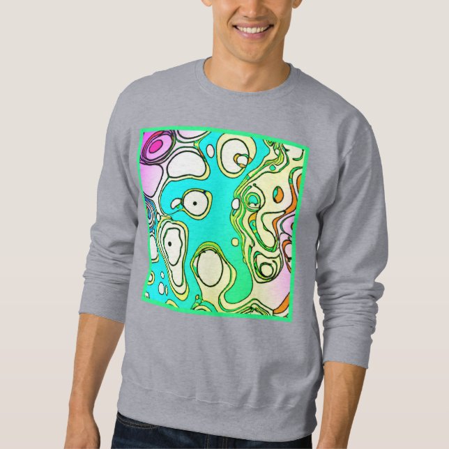 Sudadera Diseño de arte con patrones modernos (Anverso)
