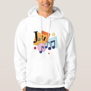 Sudadera Diseño de arte moderno de jazz colorido