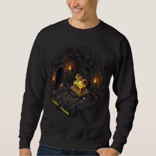 Sudadera Diseño de Arte Pixelado de Mazmorra de Fantasía co
