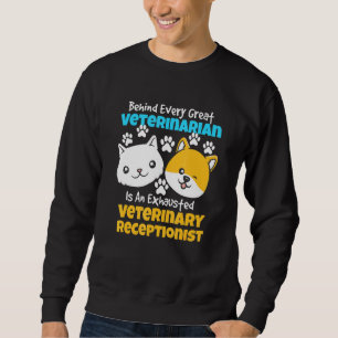 Sudadera Diseño de Asistente de Vet - Mantenimiento Veterin