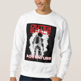 Sudadera Diseño de astronauta flotando en el espacio exteri