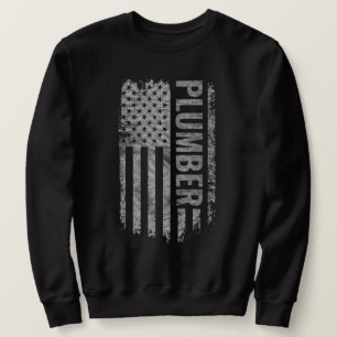 Sudadera Diseño de bandera de EE. UU. deteriorada para font