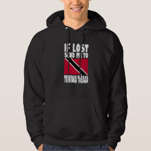 Sudadera Diseño de bandera de Trinidad Tobago Si se pierde