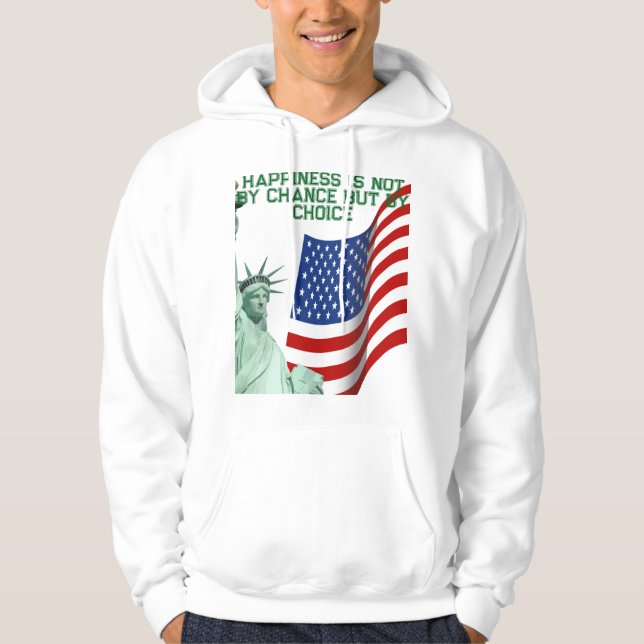 Sudadera Diseño de bandera gran camiseta (Anverso)