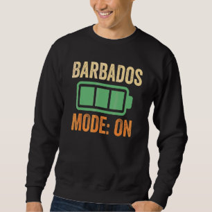 Sudadera Diseño de batería con modo Barbados activado