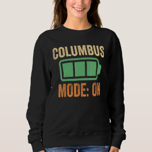 Sudadera Diseño de batería con modo Columbus activado