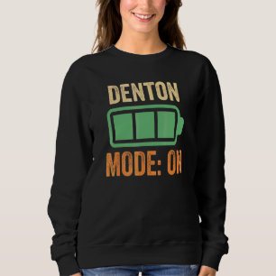 Sudadera Diseño de batería en modo Denton