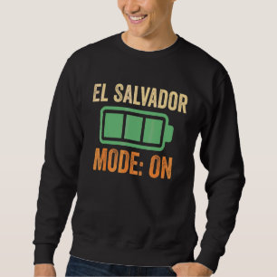 Sudadera Diseño de batería en modo El Salvador