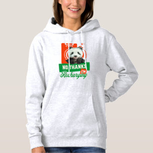 Sudadera Diseño de batería recargable de introvertido de Pa