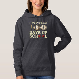 Sudadera Diseño de béisbol de 100 días de escuela