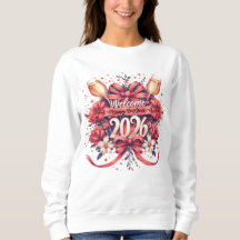 Diseño de Bienvenida Coquette Año Nuevo 2026