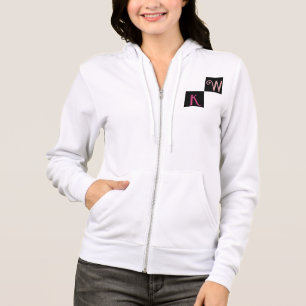 Sudadera Diseño de bolsillo delantero y trasero con monogra