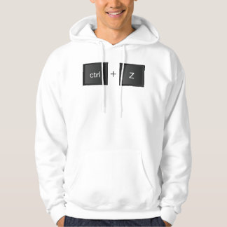 Sudadera Diseño de botón de control+Z "UNDO"