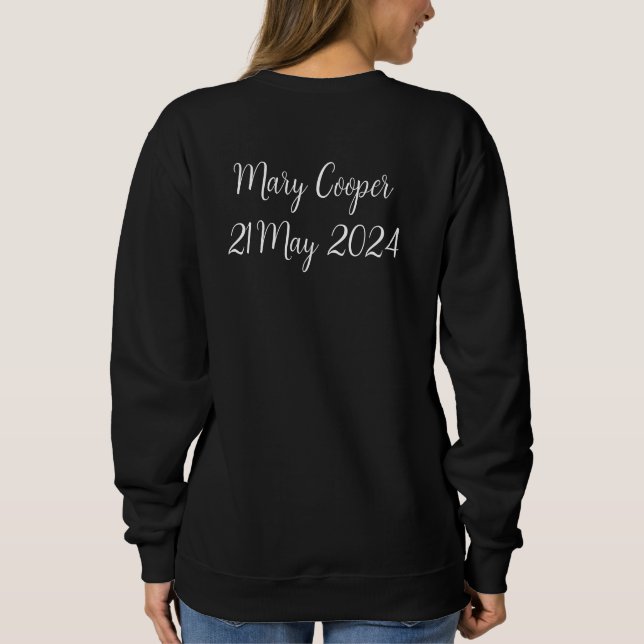 Sudadera Diseño de Bride Squad Guay Hen Do Bachelorette Par (Reverso)
