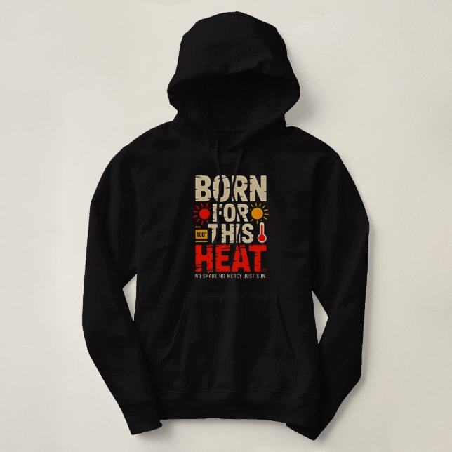 Sudadera Diseño de calor atrevido para buscadores de sol (Diseño del anverso)