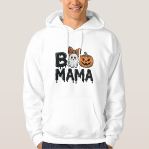 Sudadera Diseño de camiseta Boo Mama Halloween Fantasma Cal