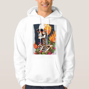 Sudadera Diseño de camiseta con calavera y huesos cruzados