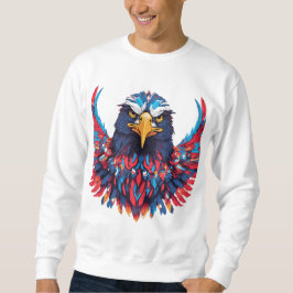 Sudadera Diseño de camiseta de águila majestuosa - muy alto