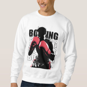 Sudadera Diseño de camiseta de boxer de silicona abstracta 