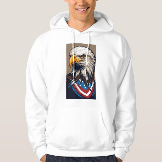 Sudadera Diseño de camiseta de Eagle Bald Eagle (Anverso)