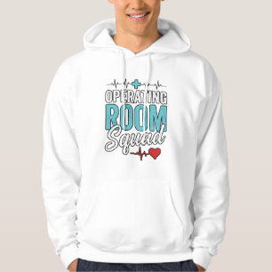 Sudadera Diseño de camiseta de enfermera quirúrgica del equ