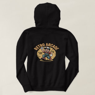 Sudadera Diseño de camiseta de héroe clásico de arcade retr