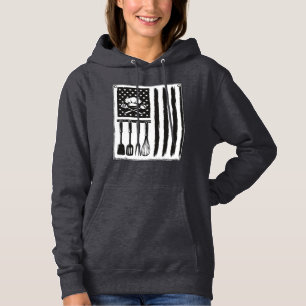 Sudadera Diseño de camiseta de utensilios de cocina Bandera