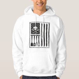Sudadera Diseño de camiseta de utensilios de cocina Bandera