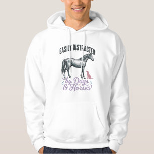 Sudadera Diseño de camiseta fácilmente distraído por perros