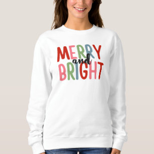 Sudadera Diseño de camiseta familiar de Navidad Alegre y Br