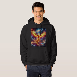 Sudadera Diseño De Camiseta Galáctica Phoenix Hoodie Fire.
