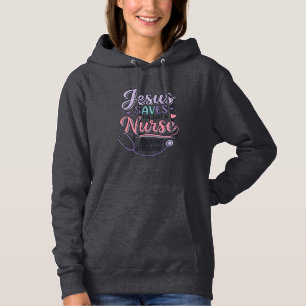 Sudadera Diseño de camiseta Jesús salva a la enfermera Fait
