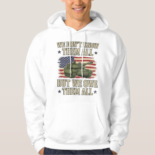 Sudadera Diseño de camiseta patriótica de tanque conmemorat