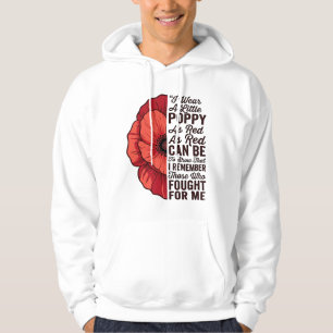 Sudadera diseño de camiseta vectorial cita recuerdo amapola