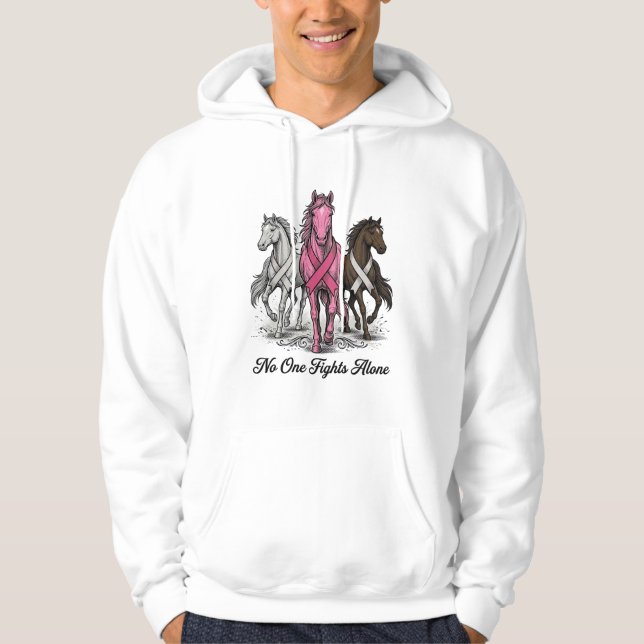 Sudadera Diseño de camiseta vectorial de caballo de apoyo a (Anverso)