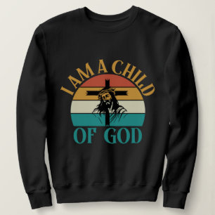 Sudadera Diseño de camiseta vintage Child of God Vector Art